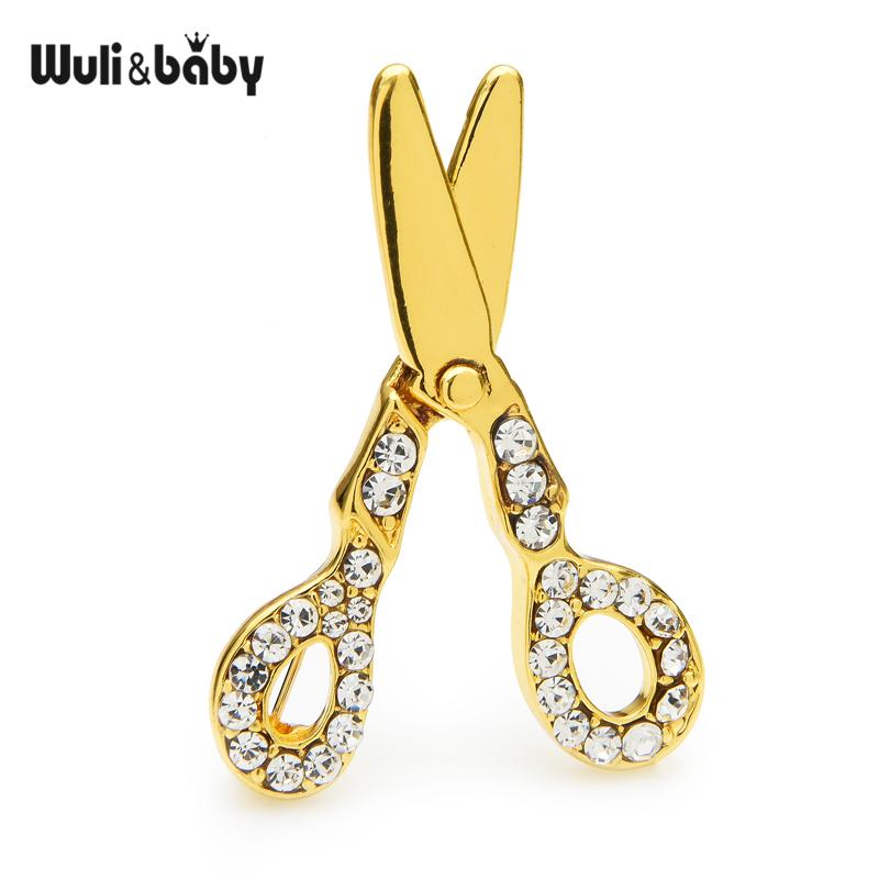 Pins, Brooches Wuli&baby Rhinestone Scissors Women 2-color Metal Party Office Casual Brooch Pins Gifts
Pins, Brooches Wuli&baby Rhinestone Scissors Women 2-color Metal Party Office Casual Brooch Pins Gifts