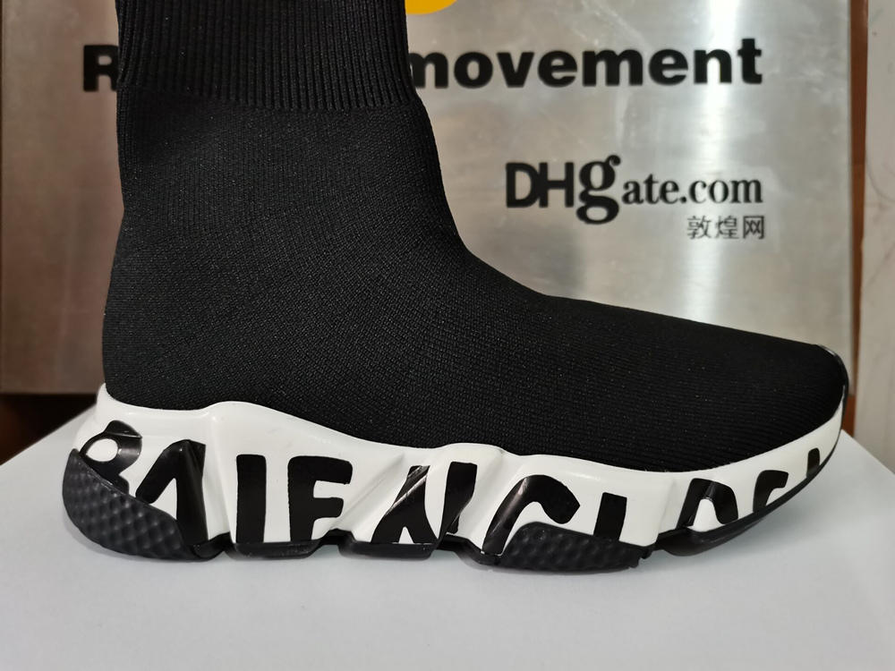 Top Quality Paris Mens Womens Casual Shoes Speed Trainers Knit Sock White Black Khaki Watermark sneakers Size #9967
Top Quality Paris Mens Womens Casual Shoes Speed Trainers Knit Sock White Black Khaki Watermark sneakers Size #9967