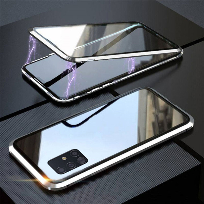 Magnetic Phone Case For Samsung Galaxy S20 S10 S21 S8 S9 Note 20 Ultra Plus Note 10 A71 51 s20 fe Glass Cover Metal Cover Funda, Silver
Magnetic Phone Case For Samsung Galaxy S20 S10 S21 S8 S9 Note 20 Ultra Plus Note 10 A71 51 s20 fe Glass Cover Metal Cover Funda, Silver