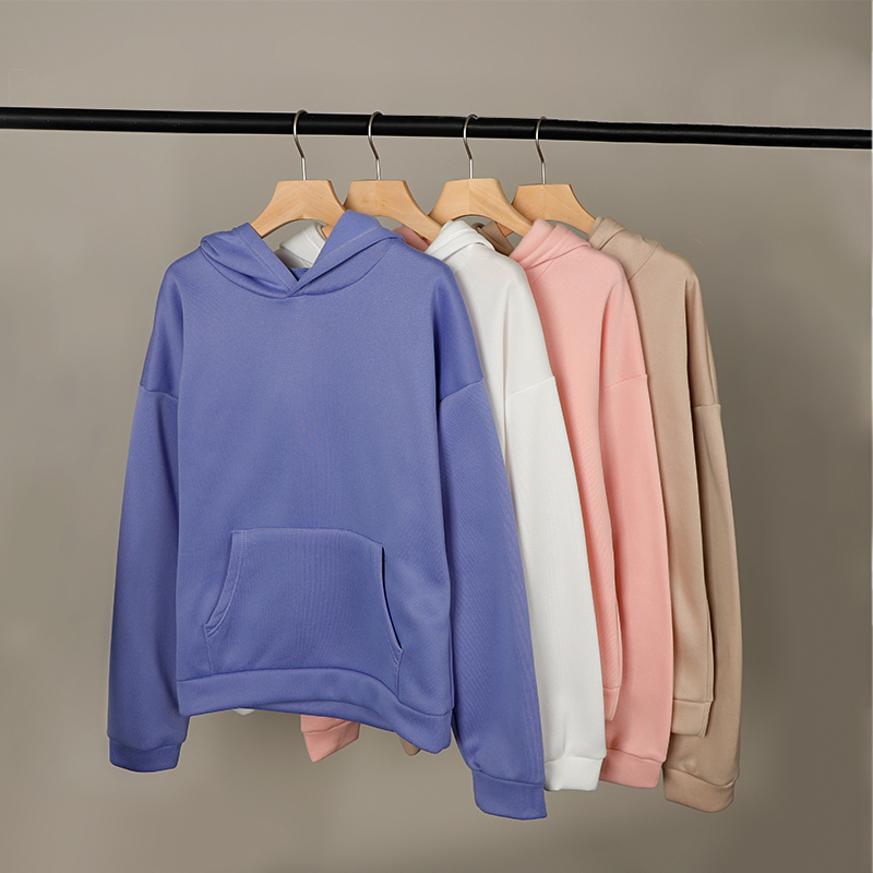 Autumn Purple Hooded Women Sweatshirt Hoodies Casual Long Sleeve Ladies Sweatshirts Streetwear Pocket Female Pullovers 201212