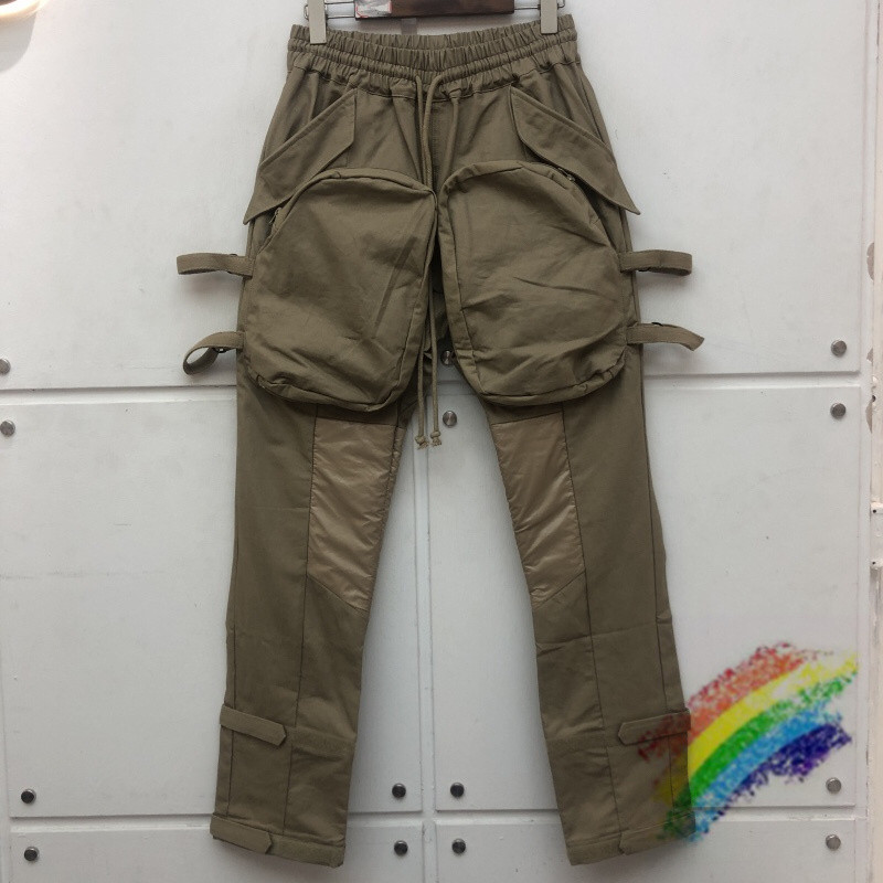 Khaki Black Multi Pocket Cargo Pants Men Women Quality Joggers Drawstring Sweatpants Slightly Loose Trousers
Khaki Black Multi Pocket Cargo Pants Men Women Quality Joggers Drawstring Sweatpants Slightly Loose Trousers