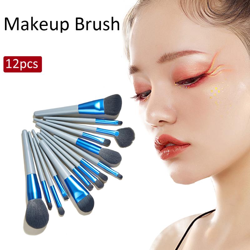 Makeup Brushes 14pcs Professional Set Soft Cosmetic Powder Eyeshadow Foundation Eyebrow Blush Blending Brush Beauty Make Up Kit