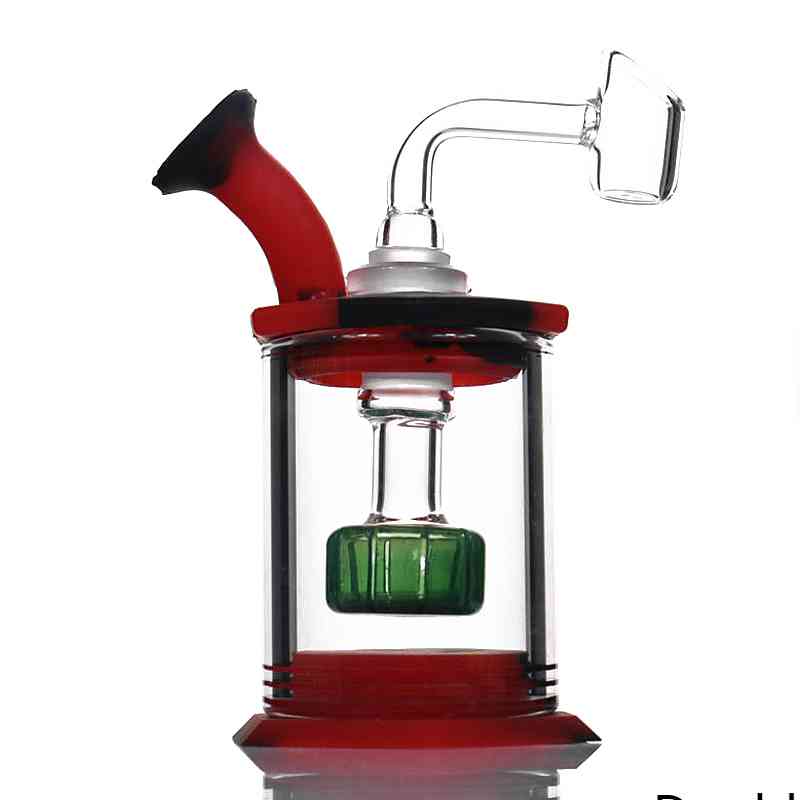 Hookahs 4 Colors Assemble Silicone Bong tall 11cm Easy clean Dab Rig with 4mm quartz banger small rigs glass bongs pipe
Hookahs 4 Colors Assemble Silicone Bong tall 11cm Easy clean Dab Rig with 4mm quartz banger small rigs glass bongs pipe