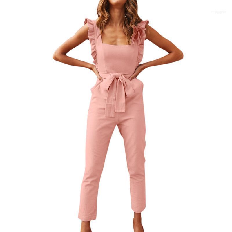 Women's Jumpsuits & Rompers Womens Jumpsuit Lace Long Pants Women Linen Shirred Frill Sleeves Pockets Ladies Belted Summer Holiday D3005031, Black;white
Women's Jumpsuits & Rompers Womens Jumpsuit Lace Long Pants Women Linen Shirred Frill Sleeves Pockets Ladies Belted Summer Holiday D3005031, Black;white