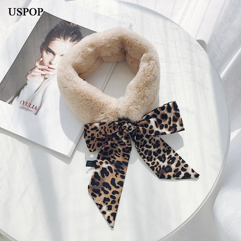 Scarves USPOP Winter Scarf Women Female Patchwork Faux Fur Chiffon Leopard Print Soft Warm Ring Style Carves
Scarves USPOP Winter Scarf Women Female Patchwork Faux Fur Chiffon Leopard Print Soft Warm Ring Style Carves