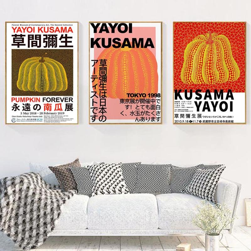 Paintings Yayoi Kusama Artwork Exhibition Posters And Prints Pumpkin Wall Art Pictures Museum Canvas Painting For Living Room Home Decor
Paintings Yayoi Kusama Artwork Exhibition Posters And Prints Pumpkin Wall Art Pictures Museum Canvas Painting For Living Room Home Decor