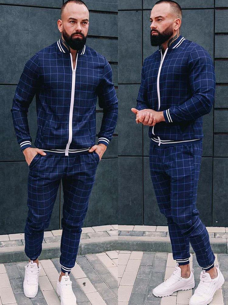 2021 New Men's Autumn Gentlemen Tracksuit Set Jackets Sets Tracksuit Men Sportswear Male Suit Pullover Two Piece Set Casual Sets, Gray
2021 New Men's Autumn Gentlemen Tracksuit Set Jackets Sets Tracksuit Men Sportswear Male Suit Pullover Two Piece Set Casual Sets, Gray