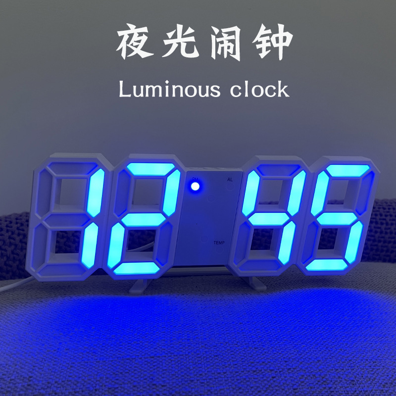 ins korean version electronic alarm is a seller, and can be wall mounted intelligent luminous 3d digital clock
ins korean version electronic alarm is a seller, and can be wall mounted intelligent luminous 3d digital clock