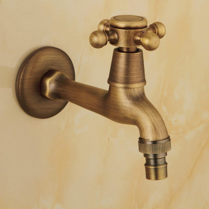 Copper Antique Laundry Faucet European Retro Utility Faucet Brass Single Hole Cold Water Mixer Taps
Copper Antique Laundry Faucet European Retro Utility Faucet Brass Single Hole Cold Water Mixer Taps