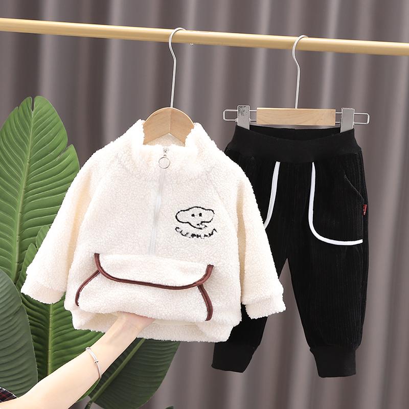 Clothing Sets 2021 Winter Baby Boys Girls Infant Clothes Outfits Cartoon Children Warm Plush Tops Hoodie Pants Kids Sportswear, White
Clothing Sets 2021 Winter Baby Boys Girls Infant Clothes Outfits Cartoon Children Warm Plush Tops Hoodie Pants Kids Sportswear, White