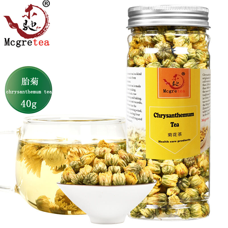 Mcgretea 40gJiangsu Tongxiang Chrysanthemum Organic Premium Chrysanthemum Buds Floral Dried Flower Tea Women Gift Wedding Decoration
Mcgretea 40gJiangsu Tongxiang Chrysanthemum Organic Premium Chrysanthemum Buds Floral Dried Flower Tea Women Gift Wedding Decoration