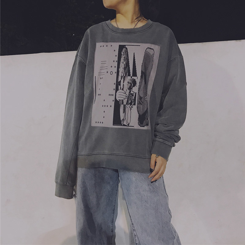 Best Quality C0a0v0 Sweatshirts Men Women CAVEMPT Faded Wash Crew Neck Hoodie HipHop 100% Cotton Men Sweatshirts Pullovers T200813