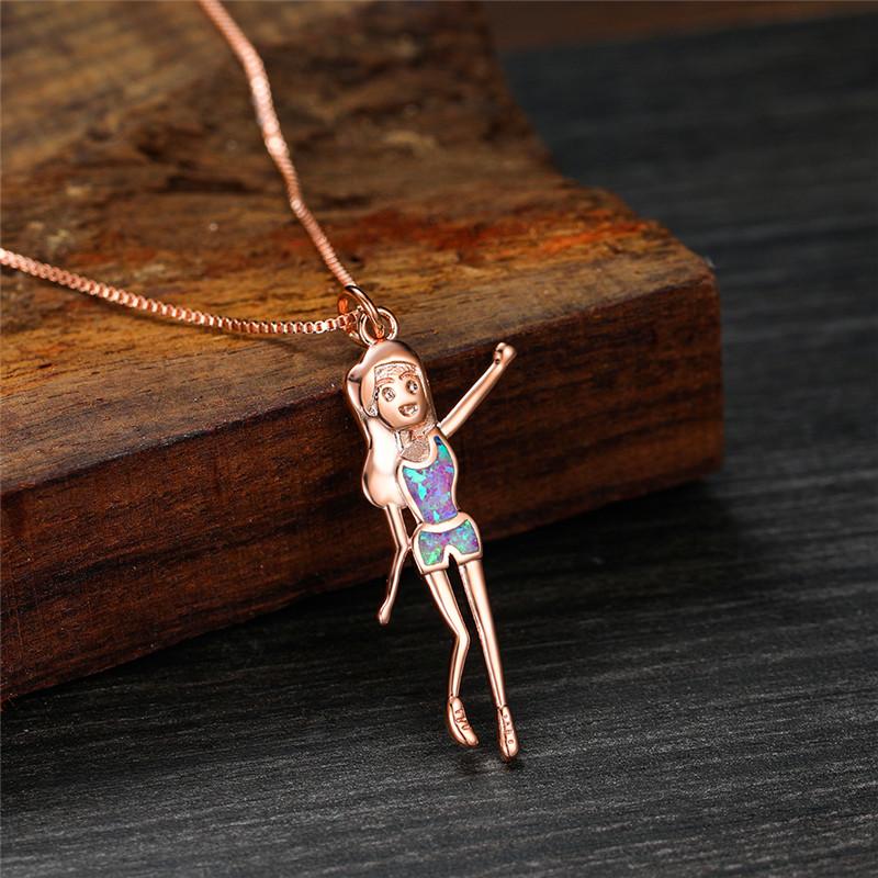 Pendant Necklaces Charm Rose Gold Color Chain Necklace Cute Girl Bride Dainty Female Purple Fire Opal Wedding For Women
Pendant Necklaces Charm Rose Gold Color Chain Necklace Cute Girl Bride Dainty Female Purple Fire Opal Wedding For Women