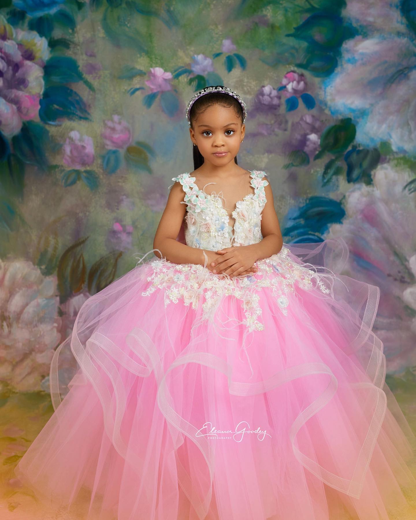 Pink Lace Beaded 2021 Flower Girl Dresses Sheer Neck Little Girl Wedding Dresses Cheap Communion Pageant Dresses Gowns ZJ705