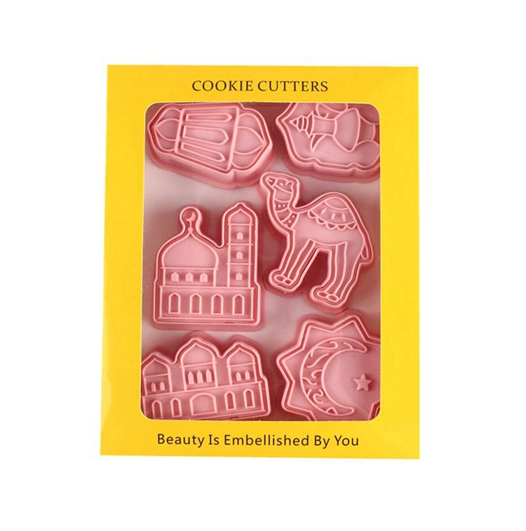 Party Decoration EID MUBARAK Biscuit Mold Cookie Cutters DIY Cake Baking Tools Islamic Muslim Decor Al Adha Ramadan