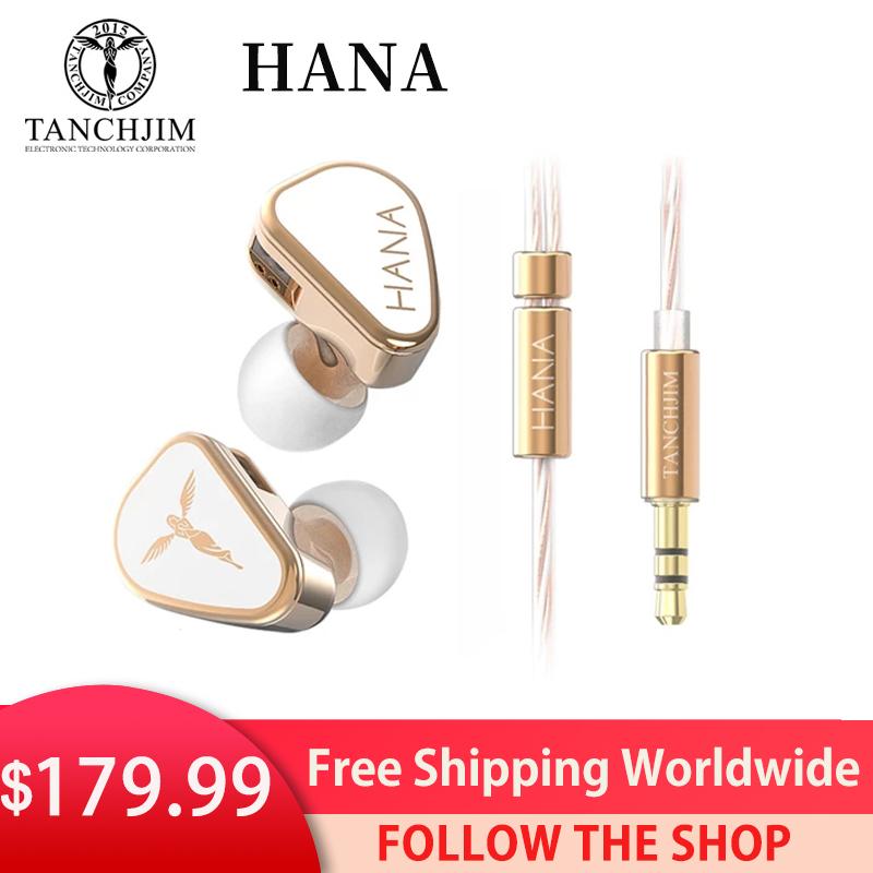 Headphones & Earphones Tanchjim HANA Version 2021 Dynamic HiFi In-Ear Monitors Headset With 0.78 2Pin Detachable Cable Earbuds
Headphones & Earphones Tanchjim HANA Version 2021 Dynamic HiFi In-Ear Monitors Headset With 0.78 2Pin Detachable Cable Earbuds