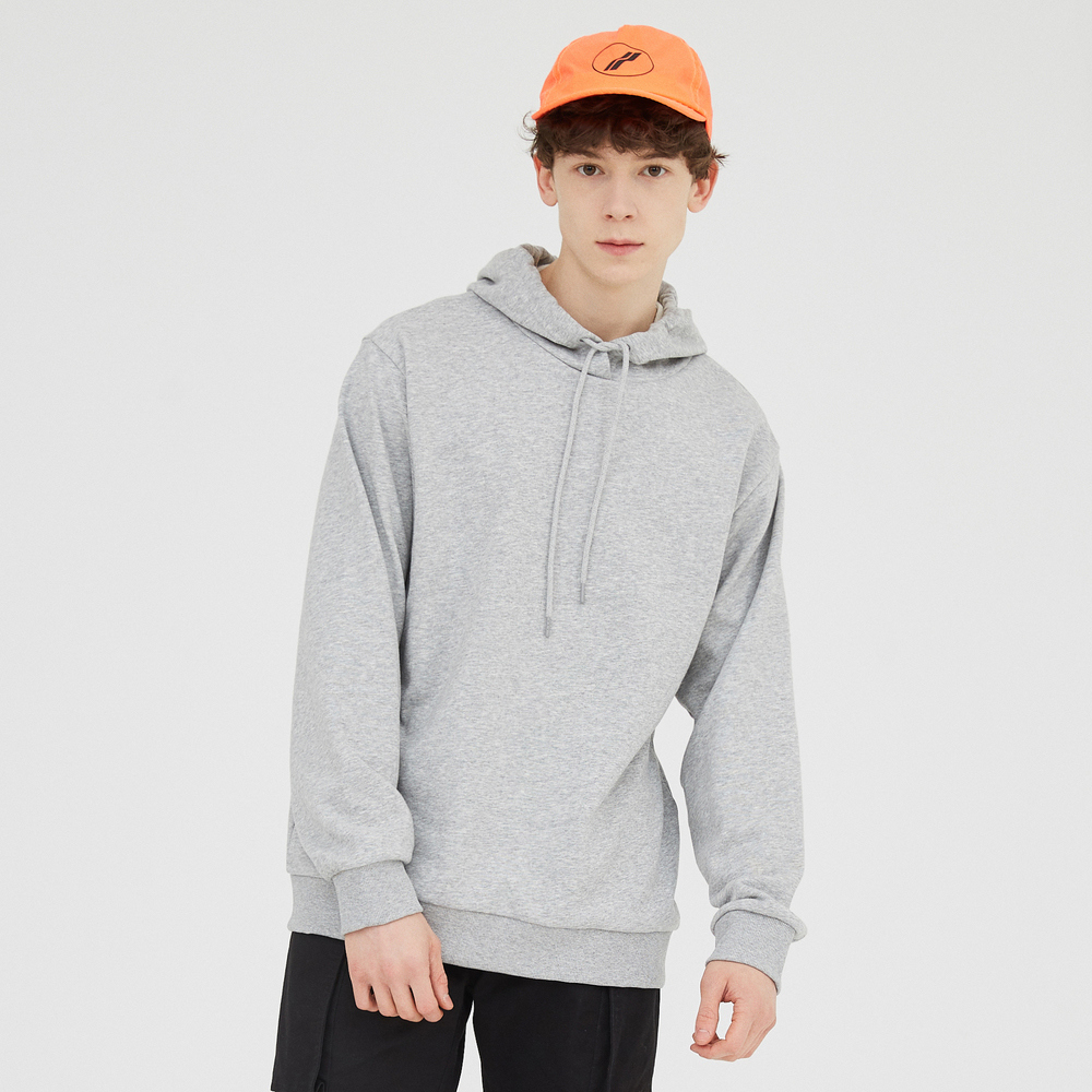 Metersbonwe Spring Ne Multicolor comfort Hoodiesmen Plus Knit Solid color Hooded Sweatshirt 201127