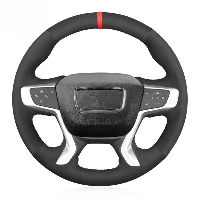 Steering Wheel Covers Black Faux Suede Red Marker Handsewing Soft Car Cover For Acadia 2021-2022 Canyon 2021-2021 Terrain
Steering Wheel Covers Black Faux Suede Red Marker Handsewing Soft Car Cover For Acadia 2021-2022 Canyon 2021-2021 Terrain