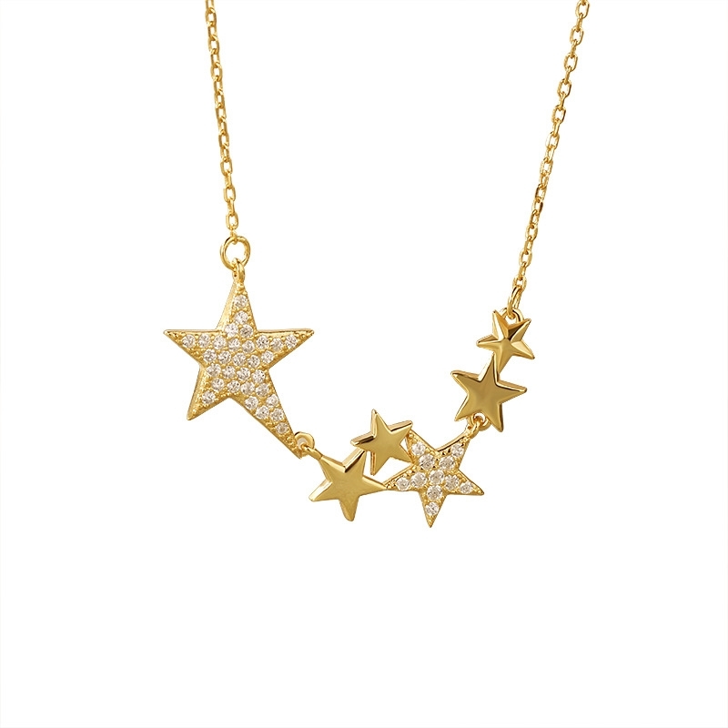 RAINBOW HOOP Popular custom star pentagram 925 Sterling Silver Zircon Pendant Necklaces For Women Fashion Fine Jewelry
RAINBOW HOOP Popular custom star pentagram 925 Sterling Silver Zircon Pendant Necklaces For Women Fashion Fine Jewelry