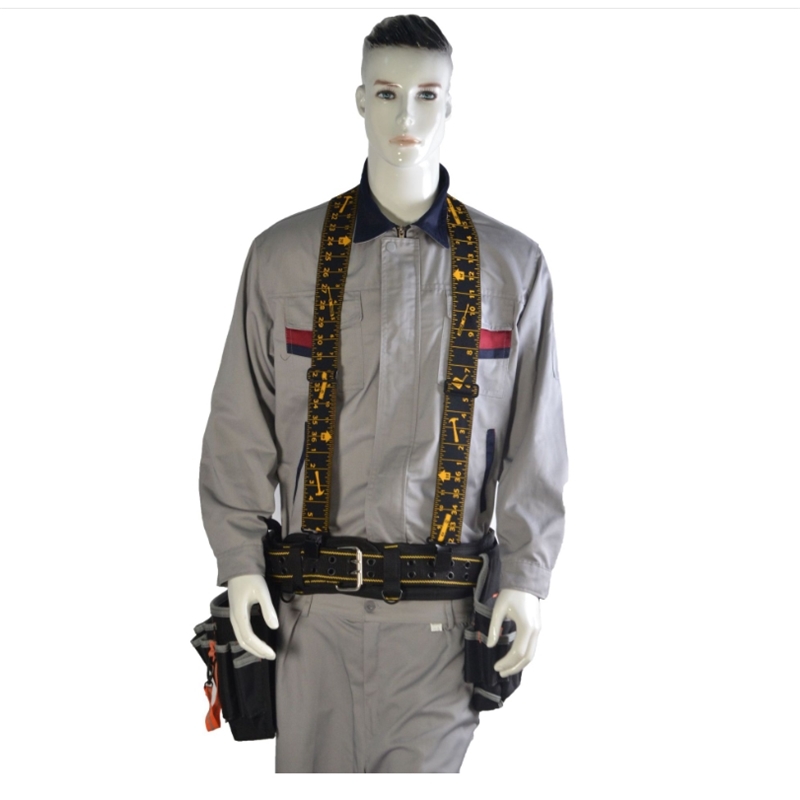 Plus 120cm Length 5cm Wide Adjustable Four Clip-on X- Back Elastic Heavy Duty Braces Suspenders Mens 201028