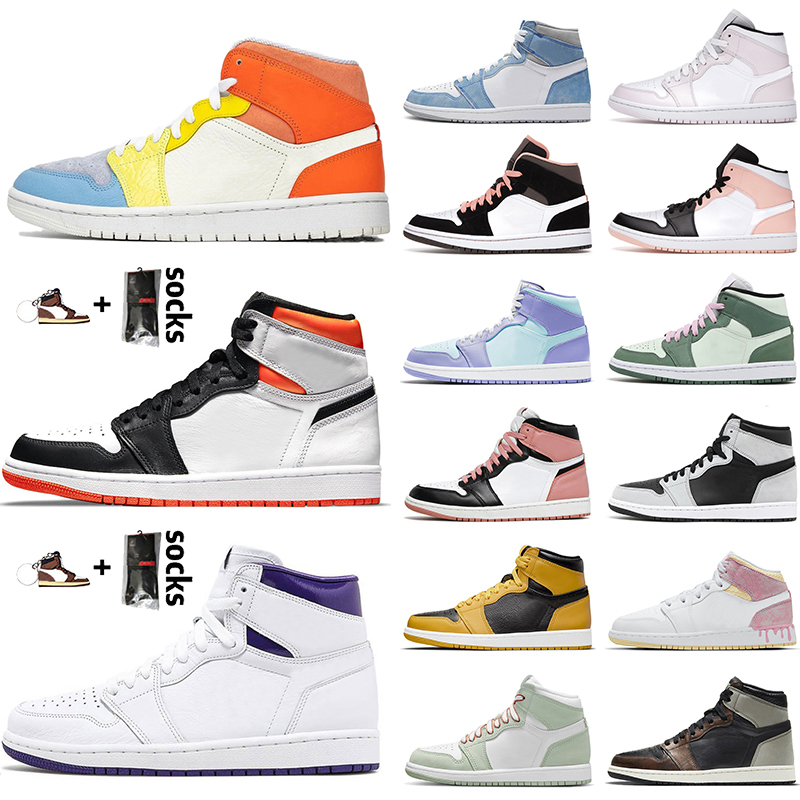 Men Women Jumpman 1 1s Basketball Shoes High OG Electro Orange Travis Scotts Sneakers Mid To My First Coach Neutral Grey Obsidian Trainers
Men Women Jumpman 1 1s Basketball Shoes High OG Electro Orange Travis Scotts Sneakers Mid To My First Coach Neutral Grey Obsidian Trainers