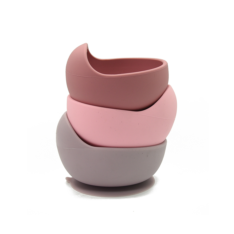Baby Silicone Feeding Set Wooden Spoon Suction Bowl Baby Plate Kids Toddler Assist Tableware BPA Free High Quality Silicone 210226