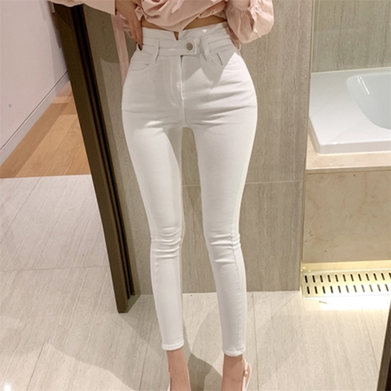Soft High Waist Women' Trousers Denim Streetwear Jean Vintage Girls Jeans Woman Pants Pencil Slim Stretch Femme Pantalon Mujer 210708, White
Soft High Waist Women' Trousers Denim Streetwear Jean Vintage Girls Jeans Woman Pants Pencil Slim Stretch Femme Pantalon Mujer 210708, White