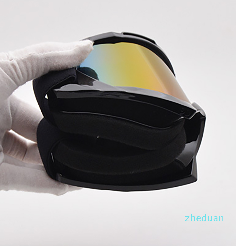Ski Goggles Winter Motorbike Snow Sports Cross-Country Snowmobile Goggle Sunglasses Anti-Fog UV Men Interchangeable Lens Glasses