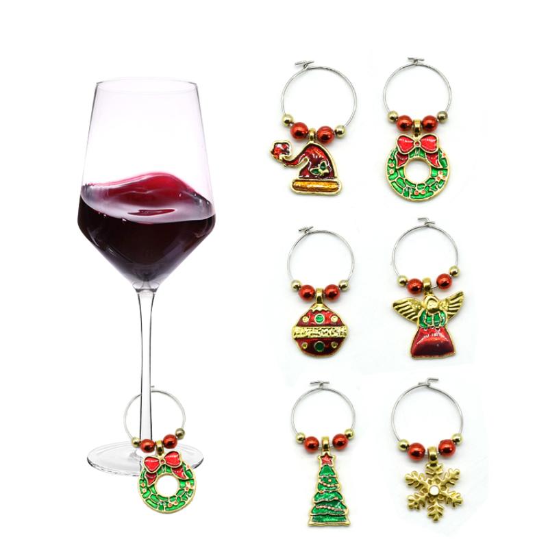Christmas Decorations 6Pcs Cup Decoration Rings Wine Glass Pendants For Home Table Party Year Product 2022 Est
Christmas Decorations 6Pcs Cup Decoration Rings Wine Glass Pendants For Home Table Party Year Product 2022 Est