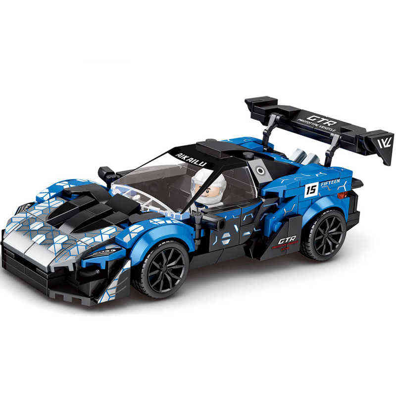 2022 Speed Champions Senna GTR Pull-Back Racing Sports Car MOC Building Blocks Vehicle Figures Bricks Classic Model Toys For Kid AA220303
2022 Speed Champions Senna GTR Pull-Back Racing Sports Car MOC Building Blocks Vehicle Figures Bricks Classic Model Toys For Kid AA220303