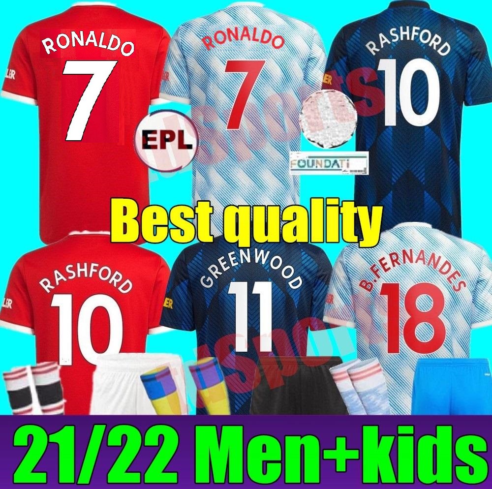 21 22 RONALDO SANCHO Manchester soccer jerseys UNITED BRUNO FERNANDES UTD POGBA RASHFORD football shirt 2021 2022 adult man kids kit youth LINDELOF JAMES, Kids 3rd+league patch
21 22 RONALDO SANCHO Manchester soccer jerseys UNITED BRUNO FERNANDES UTD POGBA RASHFORD football shirt 2021 2022 adult man kids kit youth LINDELOF JAMES, Kids 3rd+league patch