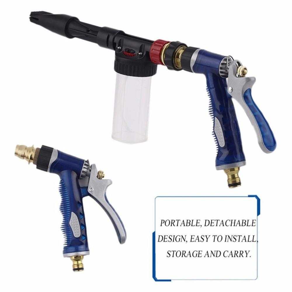 Multifunctional Foamaster Portable New Snow Foam Car Wash Spray Gun for Lance Uses Hose Pipe Universal Auto Cleaning Kit