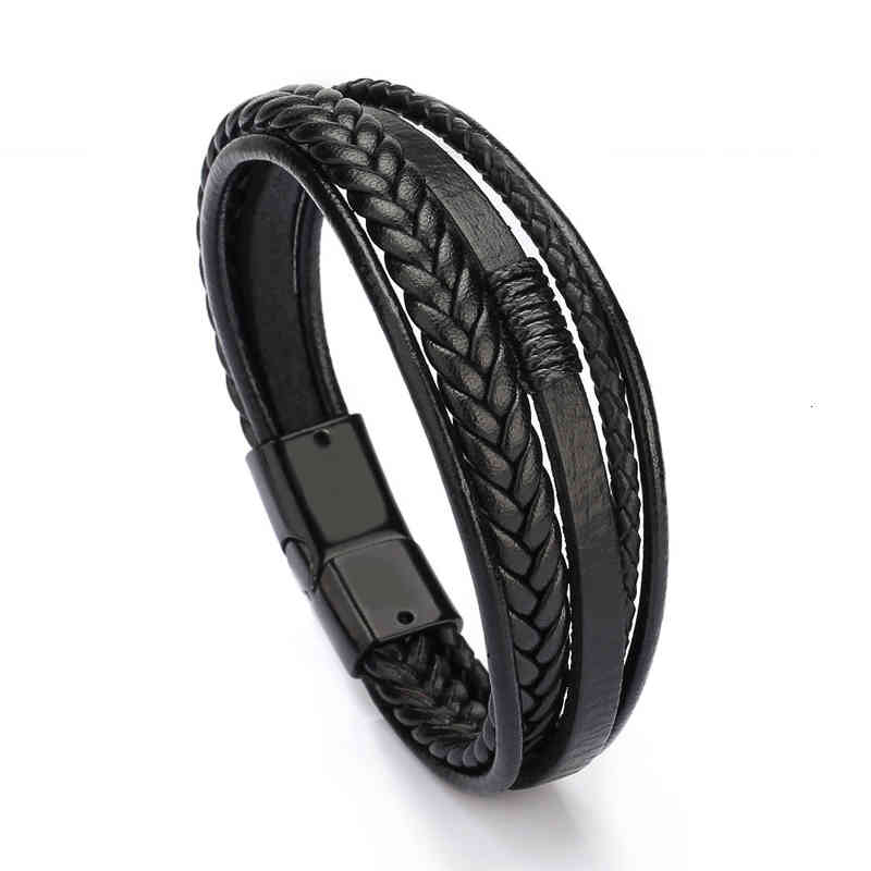 Bangle Charm Bracelets Jewelry Fashion Leather Rope Hand Woven Men's National Style