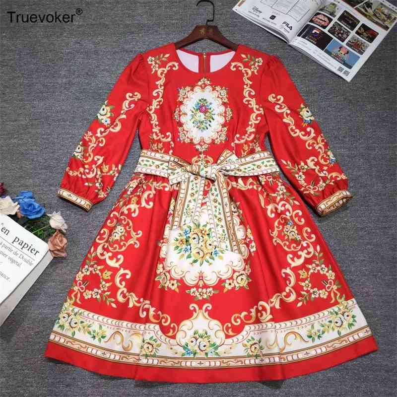 Truevoker Runway Long sleeve Red Totem Print Prom Dress Lady Sleeve Vintage Baroque Tied Waist Mujer Vestido 210602
Truevoker Runway Long sleeve Red Totem Print Prom Dress Lady Sleeve Vintage Baroque Tied Waist Mujer Vestido 210602