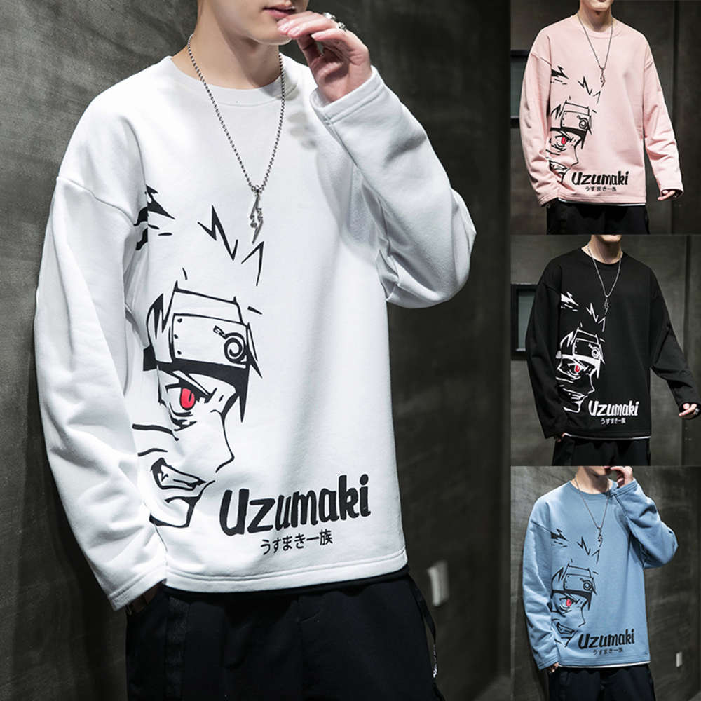 Japan Cartoon T Shirt Men Casual Hip Hop Printed Shirts Autumn High Street Tops Fleece Naruto Long Sleeve T-shirt, White;black
Japan Cartoon T Shirt Men Casual Hip Hop Printed Shirts Autumn High Street Tops Fleece Naruto Long Sleeve T-shirt, White;black
