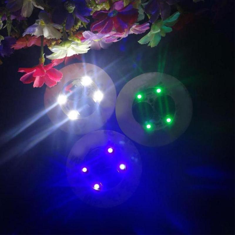 Mats & Pads 5PCS Mini Glow LED Bottle Light Stickers Waterproof Luminescent Coasters Festival Night Club Bar Party Decoration