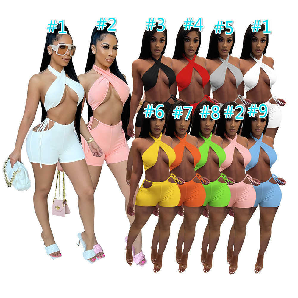 Summer Women Two Piece Pants Suit Bodycon Outfits Fashion Solid Colour Halter Tracksuits Sexy Crop Top Vest Shorts Jogger Suits Plus Size, White
Summer Women Two Piece Pants Suit Bodycon Outfits Fashion Solid Colour Halter Tracksuits Sexy Crop Top Vest Shorts Jogger Suits Plus Size, White