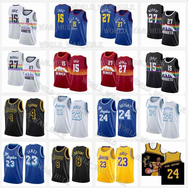 Los Angeles Lakers Kobe Bryant LeBron 23 James Nikola 24 8 33 Jokic Murray Jamal Denver Nuggets Basketball Jersey, New jersey
Los Angeles Lakers Kobe Bryant LeBron 23 James Nikola 24 8 33 Jokic Murray Jamal Denver Nuggets Basketball Jersey, New jersey