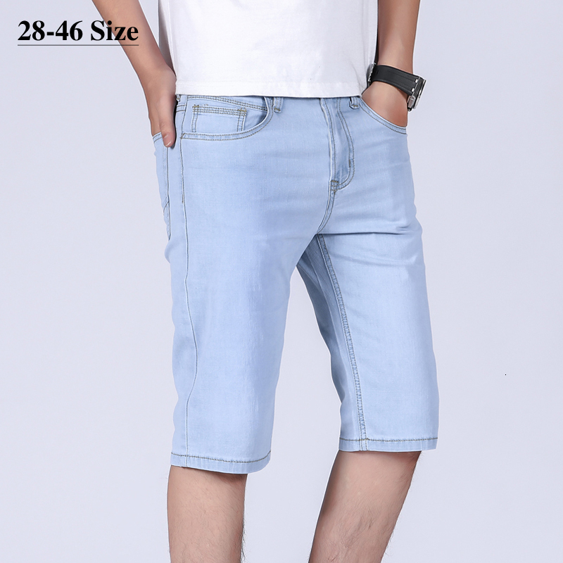 fashion shorts plus size 40 42 44 men's light blue denim 2021 summer casual cotton elasticity jeans male brand, White;black
fashion shorts plus size 40 42 44 men's light blue denim 2021 summer casual cotton elasticity jeans male brand, White;black