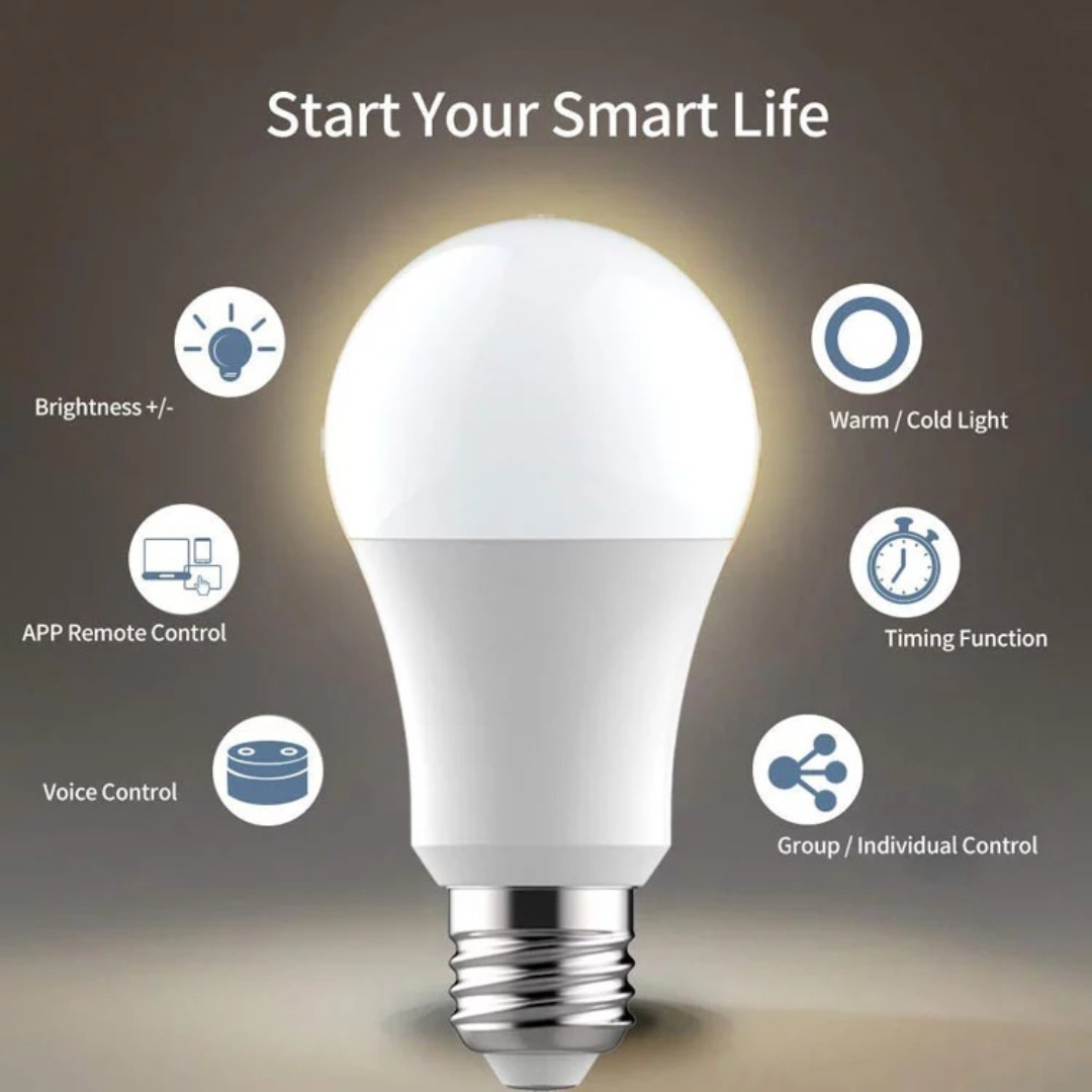 OPPLE RGB Bulbs 3 6 Pcs E26 Wifi 9W RGB Bulbs Bluetooth Lamp America Voltage Smart Home Alexa Voice IOS Android Dimmable Alice Google Siri Light