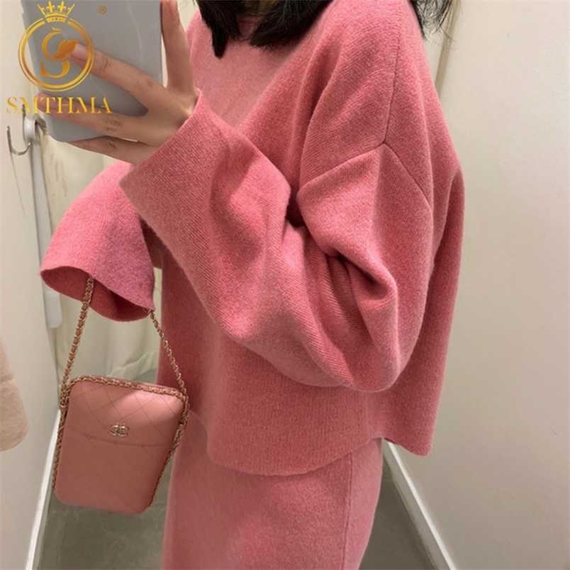 HMA Women Long Sleeve Pullover Sweater And Bodycon Skirt Two Piece Set Office Wear Knitted Outfits Sweater Skirt Suit 211109, Picture color
HMA Women Long Sleeve Pullover Sweater And Bodycon Skirt Two Piece Set Office Wear Knitted Outfits Sweater Skirt Suit 211109, Picture color