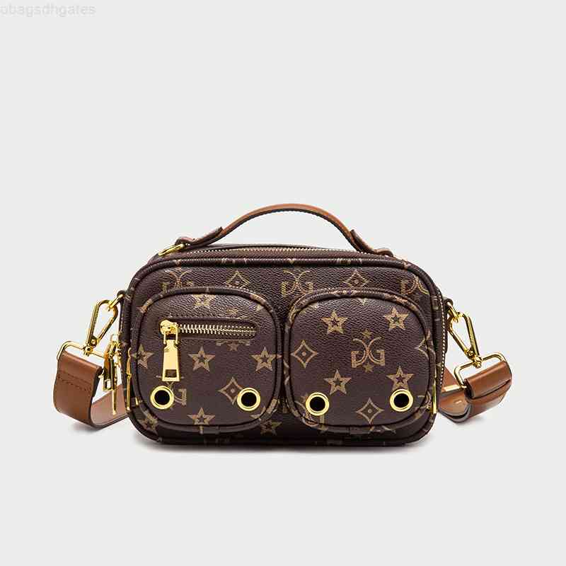 21New Independent design bagBlue Valley Flower Printed messenger bag for women 2021, Brown
21New Independent design bagBlue Valley Flower Printed messenger bag for women 2021, Brown