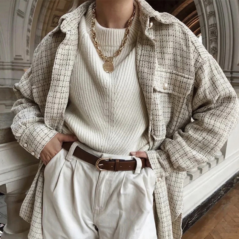 2021 New Vintage Stylish Jackets Oversized Cardigan Woolen Jacket Coat Pocket Female Chic Top Korean Women Clothing Ngpe, Beige
2021 New Vintage Stylish Jackets Oversized Cardigan Woolen Jacket Coat Pocket Female Chic Top Korean Women Clothing Ngpe, Beige