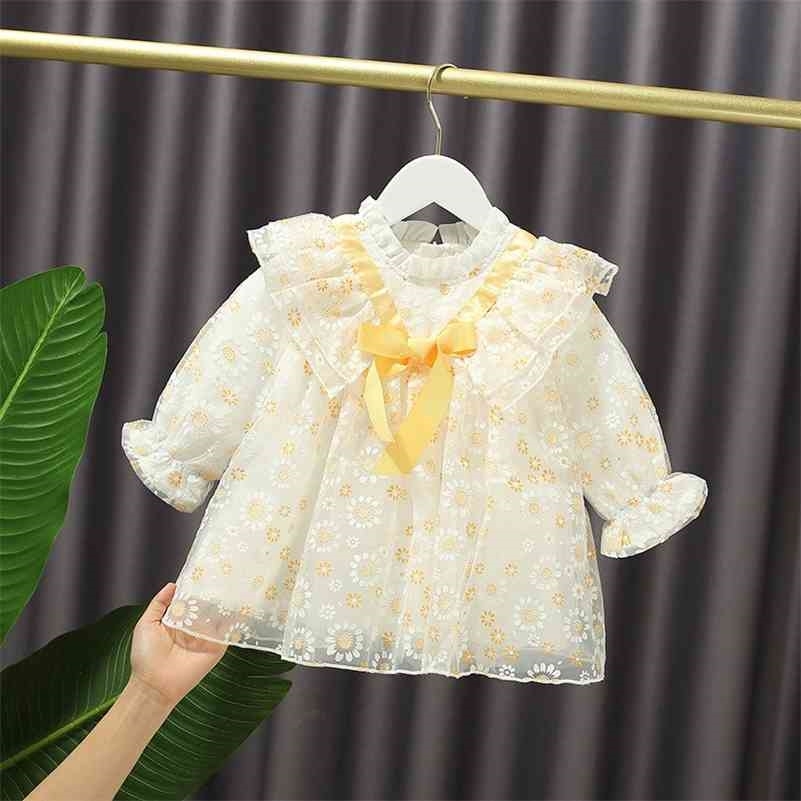 Baby Flower Dress Sweet Spring Autumn Infant Clothing Kid's Princess Cute Bowknot Patchwork Ruffled Dress For Girls 12M 210701, For spring autumn
Baby Flower Dress Sweet Spring Autumn Infant Clothing Kid's Princess Cute Bowknot Patchwork Ruffled Dress For Girls 12M 210701, For spring autumn