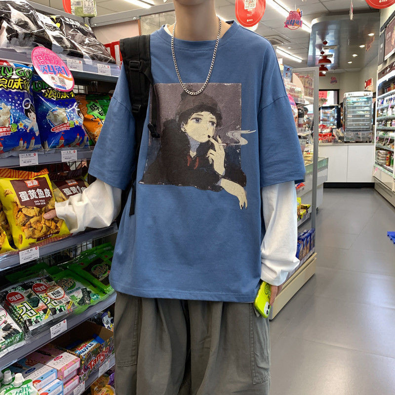 New 2021 Patchwork Long Sleeve Korean Harajuku Funny t Shirts Fashion Tees Streetwear Japan High Street Kawaii Shirt Male Cs94
New 2021 Patchwork Long Sleeve Korean Harajuku Funny t Shirts Fashion Tees Streetwear Japan High Street Kawaii Shirt Male Cs94