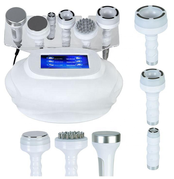 2023 6 In 1 40Khz Fat Remove Rf Beauty Equipment System Bio Heat Lipo Vacuum Ultrasound 80K Cavitation Slimming Machine