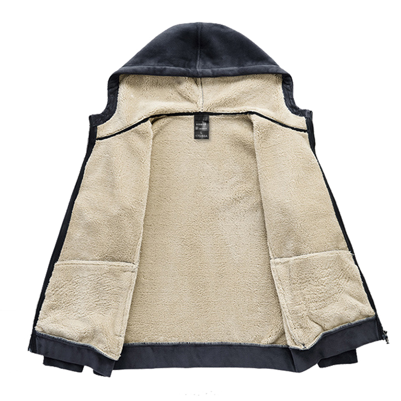 Men's winter spring hoodies sweatshirts cashmere velvet warm sport oversized hoodie with zipper one piece hoodie sudadera hombre 201020