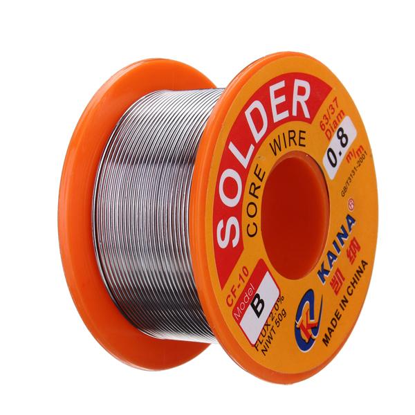 Kitchen Faucets 0.8mm 50g Rosin Core Solder 63/37 Tin Lead Flux Soldering Welder Iron Wire Reel
Kitchen Faucets 0.8mm 50g Rosin Core Solder 63/37 Tin Lead Flux Soldering Welder Iron Wire Reel