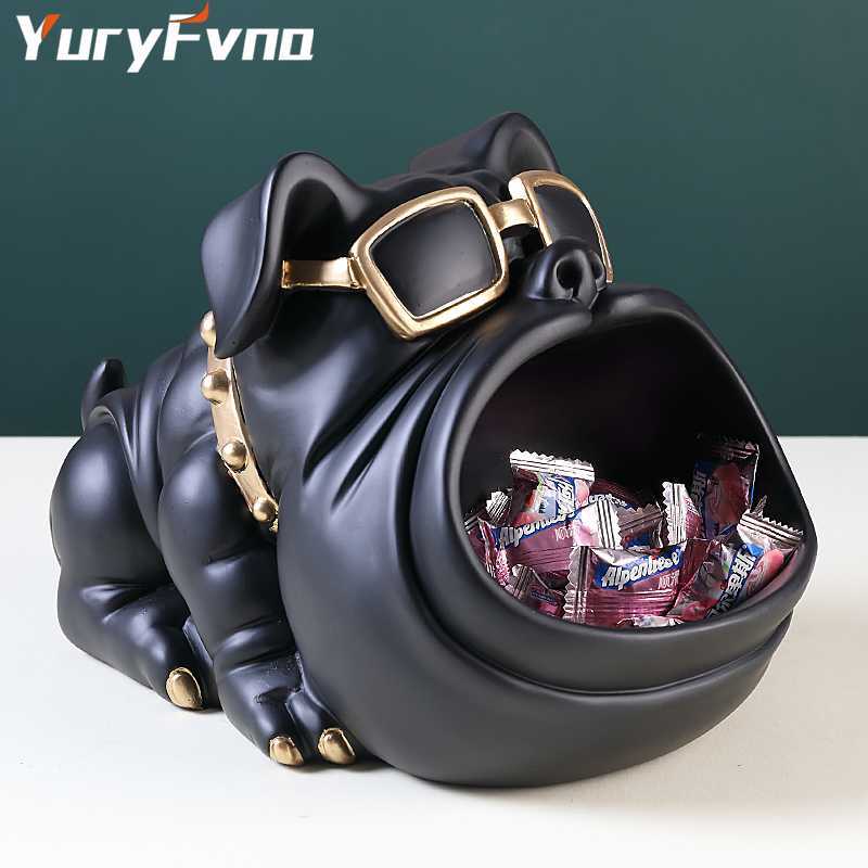 Yuryfvna Cool Dog Statue Sculpture Table Decoration Desk Sundries Storage Box Decorative Coin Bank Home Room Decor Q0525
Yuryfvna Cool Dog Statue Sculpture Table Decoration Desk Sundries Storage Box Decorative Coin Bank Home Room Decor Q0525