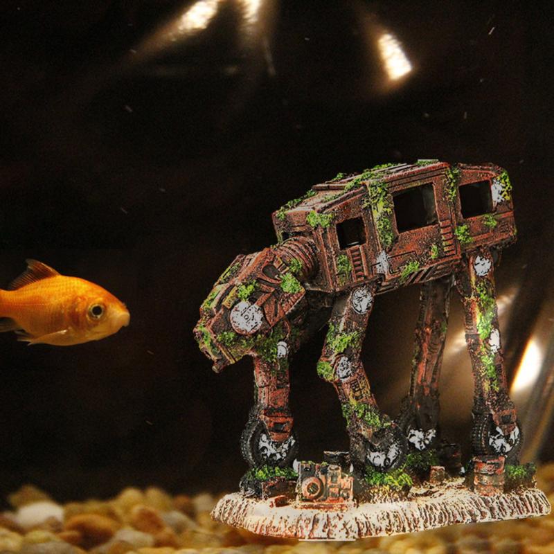 Decorations Realistic Aquarium Mecha Robort Miniature Resin Craft Artificial Ornaments For Fish Tank Landscape Decoration
Decorations Realistic Aquarium Mecha Robort Miniature Resin Craft Artificial Ornaments For Fish Tank Landscape Decoration